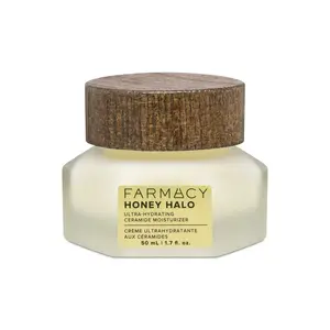 Farmacy Beauty Honey Halo Ceramide Moisturizer - Smooth Daily Moisturizing Blend Beauty Product with Shea, Hydration, Skin Repair, Comfort & Glow Up Benefits